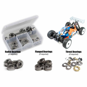 RC Screwz - Tekno RC NB48 2.2 1/8th 4WD (TKR9305) Metal Shielded Bearing Kit - TEK032B RC Screwz - Tekno RC NB48 2.2 1/8th 4WD (TKR9305) Metal Shielded Bearing Kit - TEK032B