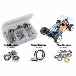 RC Screwz - Tekno RC NB48 2.2 1/8th 4WD (TKR9305) Rubber Shielded Bearing Kit - TEK032R RC Screwz - Tekno RC NB48 2.2 1/8th 4WD (TKR9305) Rubber Shielded Bearing Kit - TEK032R