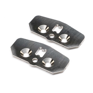Team Losi Racing - Skid Plate, Adjustable Chassis, +2, Titanium (2): 8X 2.0 - -1225 Team Losi Racing - Skid Plate, Adjustable Chassis, +2, Titanium (2): 8X 2.0 - -1225