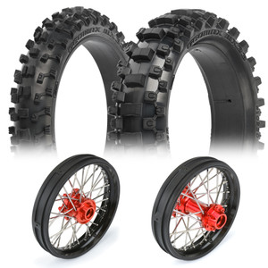 Pro-line Racing - Pro-Spec Wheel Black/Red MX33/MX33 Bundle - 283600T2B33 Pro-line Racing - Pro-Spec Wheel Black/Red MX33/MX33 Bundle - 283600T2B33