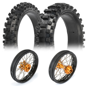 Pro-line Racing - Pro-Spec Wheel Black/Gold MX33/MX33 Bundle - 283600T3B33 Pro-line Racing - Pro-Spec Wheel Black/Gold MX33/MX33 Bundle - 283600T3B33