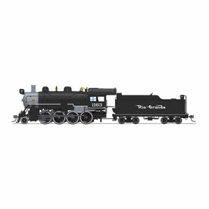 Broadway Limited Imports - HO 2-8-0 Consolidation No-Sound / DCC-Ready , DRGW 1163 - 8751 Broadway Limited Imports - HO 2-8-0 Consolidation No-Sound / DCC-Ready , DRGW 1163 - 8751