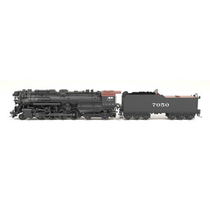 Broadway Limited Imports - HO Berkshire 1930's Appearance, Paragon4 Sound/DC/DCC, w/ Smoke, Illinois Central #7050 - 9614 Broadway Limited Imports - HO Berkshire 1930's Appearance, Paragon4 Sound/DC/DCC, w/ Smoke, Illinois Central #7050 - 9614