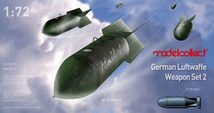 Modelcollect Models - Luftwaffe Ww2 Weapons Set 2 1:72 - 72213
