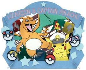 Ensky Puzzles - Capt Pikachu & Charizard Paper Theater - 52747