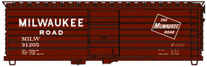 Accurail - HO 40'Ribside SD Steel BC Milw Billboard - 39931