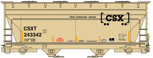 Accurail - HO ACF 2 Bay CV Hopper CSX Singles - 81791