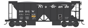 Bowser - N 2-Bay Ballast Car D&RGW 25001 - 38316