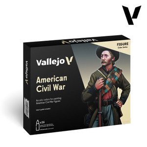 Vallejo Acrylic Paints - American Civil War Model Color Set 16pc - 70256