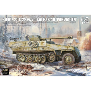 Border Models - 251/D Halftrack w/7.5cm Pak 40 1:35 - BT043