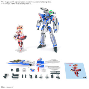 Bandai - Gundam Models - HG VF-31J Siegfried Hayate Immelmann Set - 2812836 Bandai - Gundam Models - HG VF-31J Siegfried Hayate Immelmann Set - 2812836