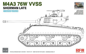 Ryefield Models - M4A3 Sherman 76W VVSS Late 1:35 - 5132