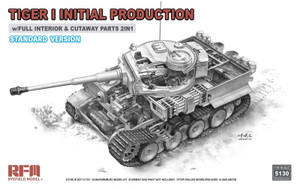 Ryefield Models - Tiger I Initial Prod 1943 w/int 1:35 - 5130