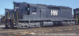 Bowser - HO EMD SD40 NW#1594(large NW)DCC Ready - 25634