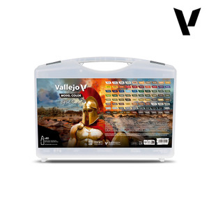 Vallejo Acrylic Paints - Basic Model Color Set 80pc - 70252
