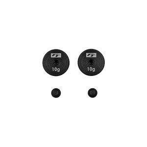 Team Associated - RC10TC8 FT Steel Chassis Weight Set, 10g - 32088 Team Associated - RC10TC8 FT Steel Chassis Weight Set, 10g - 32088