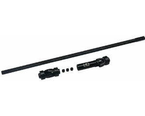 Hot Racing - Black Cut to Length Center Driveline with Scale U-Joints - CVD262 Hot Racing - Black Cut to Length Center Driveline with Scale U-Joints - CVD262