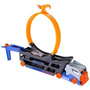 Mattel - 1:64 Scale Diecast - Hot Wheels - Stunt And Go Transporter Truck - 2 Pack Mattel - 1:64 Scale Diecast - Hot Wheels - Stunt And Go Transporter Truck - 2 Pack