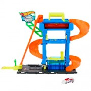 Mattel - 1:64 Scale Diecast - Hot Wheels City - Tunnel Twist Car Wash - 2 Pack Mattel - 1:64 Scale Diecast - Hot Wheels City - Tunnel Twist Car Wash - 2 Pack