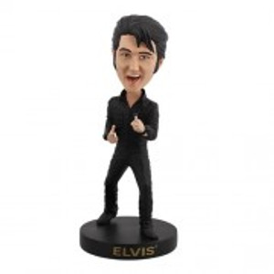 Royal Bobbles - Bobbleheads Figures - Elvis Black Leather ('68 Comeback) Royal Bobbles - Bobbleheads Figures - Elvis Black Leather ('68 Comeback)