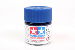 Tamiya - Acrylic X-4 Blue, 23ml Bottle - 81004 Tamiya - Acrylic X-4 Blue, 23ml Bottle - 81004