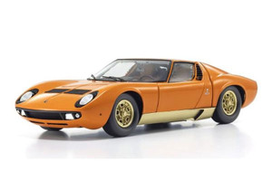 Kyosho - 1/18 Scale Lamborghini Miura 400 Diecast Model (Orange) - 08314PB Kyosho - 1/18 Scale Lamborghini Miura 400 Diecast Model (Orange) - 08314PB