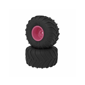 Arrma - dBoots Chevron MT Tire Set Glued - Pink - 2533