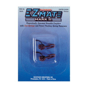 Bachmann Industries - 12 Pairs - HO EZ Mate Mark II Center Knuckle Coupler, Medium, - 78025 Bachmann Industries - 12 Pairs - HO EZ Mate Mark II Center Knuckle Coupler, Medium, - 78025
