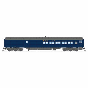 Broadway Limited Imports - HO WAB Baggage-Combine Car #598, Blue w/ Imitation Gold - 9751 Broadway Limited Imports - HO WAB Baggage-Combine Car #598, Blue w/ Imitation Gold - 9751