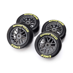 Losi - Goodyear Eagle Mounted Tires, Medium (4): NG - 1914 Losi - Goodyear Eagle Mounted Tires, Medium (4): NG - 1914