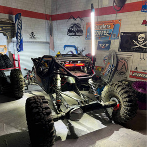 MyTrickRC - 120mm Single TrickWhip Light White 5V Bundle (includes MYK-SFR5) - WHIP12W5 MyTrickRC - 120mm Single TrickWhip Light White 5V Bundle (includes MYK-SFR5) - WHIP12W5