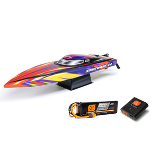 Pro Boat - Sonicwake 24" Self-Righting Brushless Deep-V RTR (Battery & Charger Included), Red - 1992T1 Pro Boat - Sonicwake 24" Self-Righting Brushless Deep-V RTR (Battery & Charger Included), Red - 1992T1