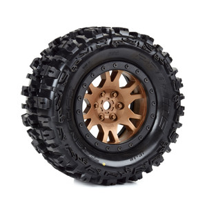 Pro-line Racing - Limited Edition Trencher Pro-Loc F/R Mounted 24mm Bronze/Black Impulse (2) for X-Maxx - 1015115 Pro-line Racing - Limited Edition Trencher Pro-Loc F/R Mounted 24mm Bronze/Black Impulse (2) for X-Maxx - 1015115