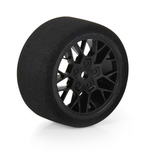 Pro-line Racing - Fifty6 Foam Tire Mounted on Circuit Black Wheel 8mm Hex (4) - 1031610 Pro-line Racing - Fifty6 Foam Tire Mounted on Circuit Black Wheel 8mm Hex (4) - 1031610