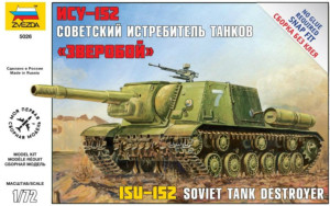Zvezda Model Kits - Isu-152 Soviet Sp Gun 1:72 - 5026