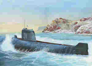 Zvezda Model Kits - K-19 Soviet Nuclear Sub 1:350 - 9025