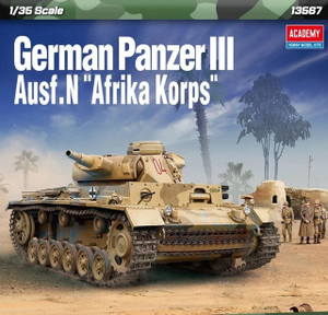 Academy Models - Panzer III Ausf.N 'Afrika Korps' 1:35 - 13567