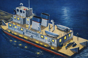 Atlantis Models - Tow Boat River Queen 1:220 - 72124