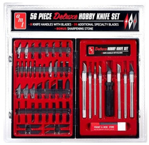 AMT-ERTL Models - 56pc Deluxe Hobby Knife Set - BT004
