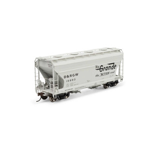 Athearn - HO ATH ACF 2970 Covered Hopper, DRGW #15993 - -1683