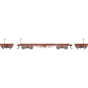 Athearn - HO ATH 36' Flat Car, CNJ #92455 - -3098