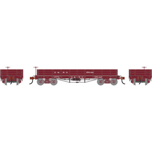 Athearn - HO ATH 36' Low Side Gondola w/ Drop Gates, DRGW #15842 - -3122