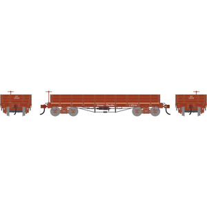 Athearn - HO ATH 36' Low Side Gondola w/ Drop Gates, UP #13508 - -3125