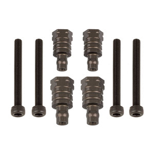 Team Associated - RC8B4 FT Shock Bushings, 14mm & 17mm, aluminum - 81591