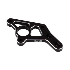 Team Associated - RC10B7 FT Motor Mount, black aluminum - 92476