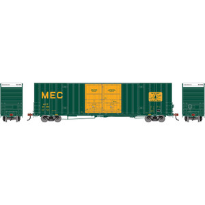 Athearn - HO ATH 60' Gunderson High-Cube Double Door Box Car, Legendary Liveries MEC #40000 - -3220