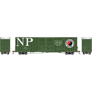 Athearn - HO ATH 60' Gunderson High-Cube Double Door Box Car, Legendary Liveries NP #2962 - -3224