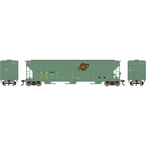 Athearn - HO ATH FMC 4700 Covered Hopper, Primed For Grime WAMX #178731 - -3331