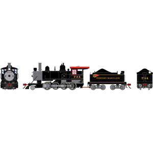 Athearn - HO ATH 2-8-0 Steam Locomotive, WM #734 - -3445