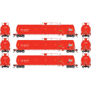 Athearn - HO GEN UTC 33K LPG Tank Car, NATX #500056/500119/500142(3) - G-2862